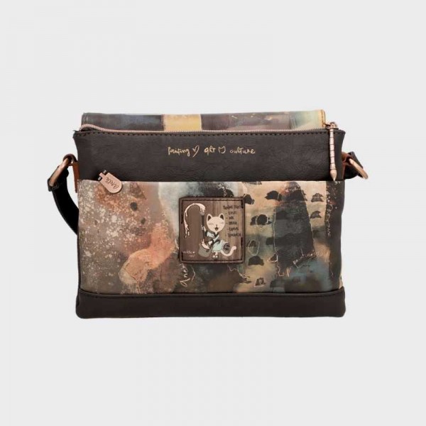 Anekke - Sac bandoulière à rabat...