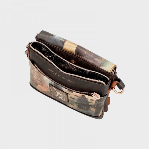 Anekke - Sac bandoulière à rabat...