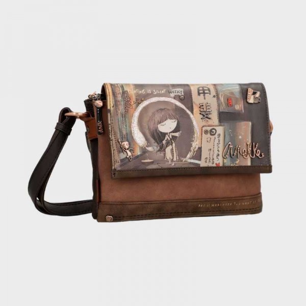 Anekke - Sac bandoulière à rabat...