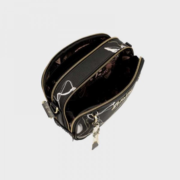 Anekke - Sac bandoulière noir 2... Anekke - Sac bandoulière noir 2...
