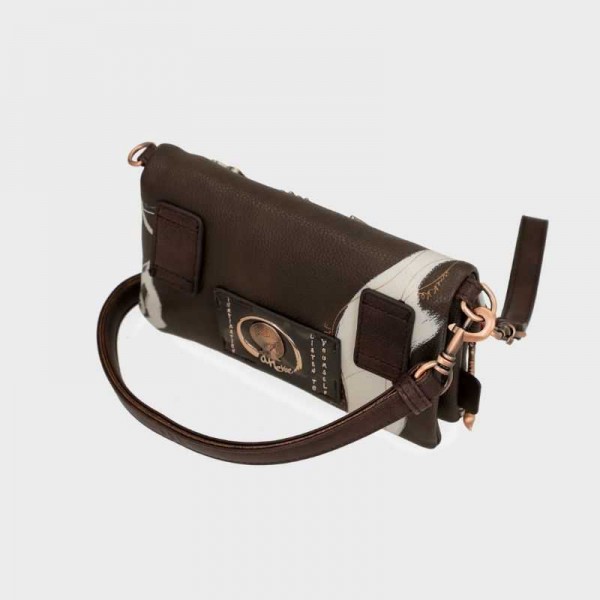 Anekke - Pochette à rabat Marron...