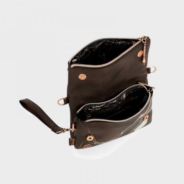 Anekke - Pochette à rabat Marron...