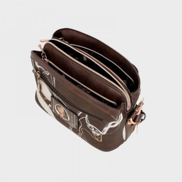 Anekke - Sac bandoulière Marron 3...