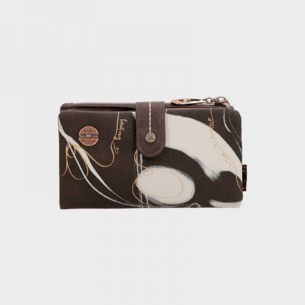 Anekke - Portefeuille Marron nature...