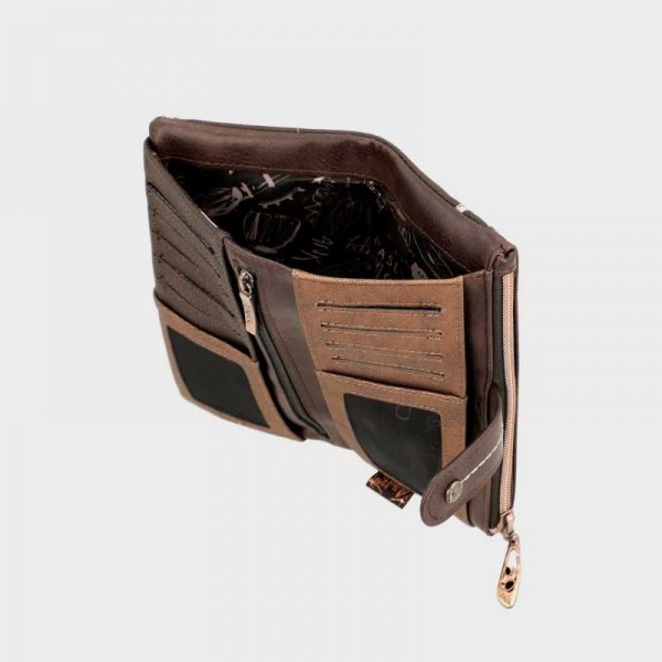 Anekke - Portefeuille Marron nature...