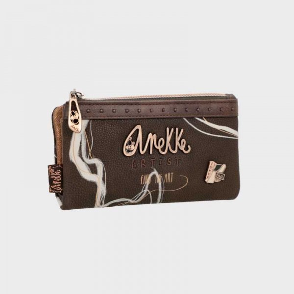 Anekke - Portefeuille Marron nature...