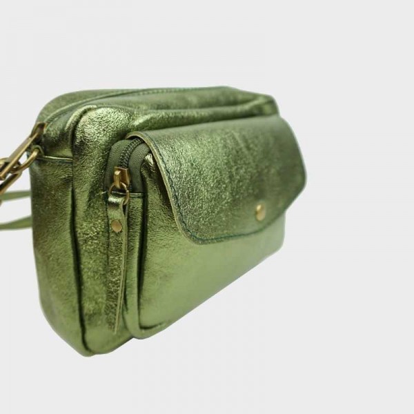 Anais - Sac bandoulière en cuir...