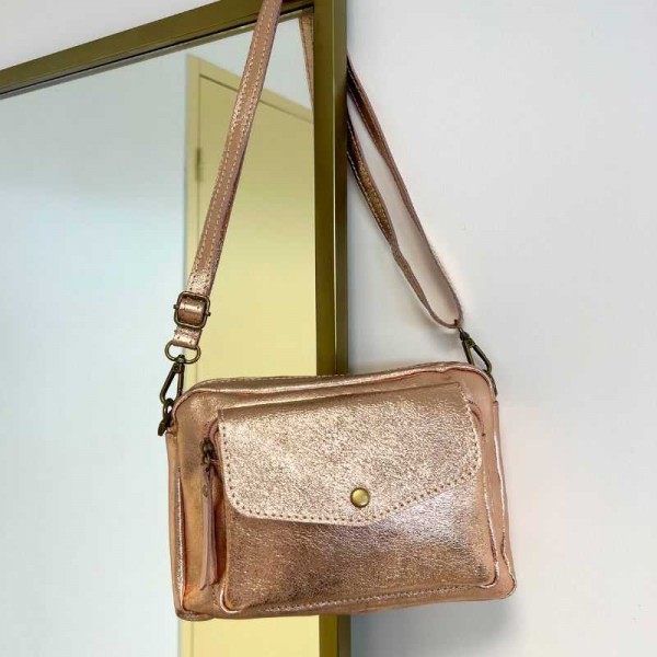 Anais - Sac bandoulière en cuir...