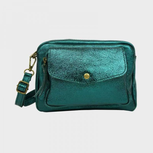 Anais - Sac bandoulière en cuir...