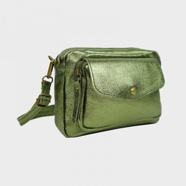 Anais - Sac bandoulière en cuir...