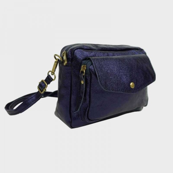 Anais - Sac bandoulière en cuir...