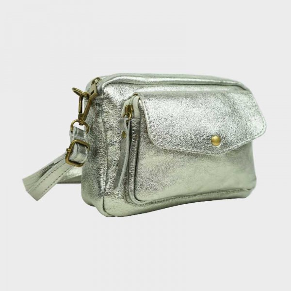 Anais - Sac bandoulière en cuir...