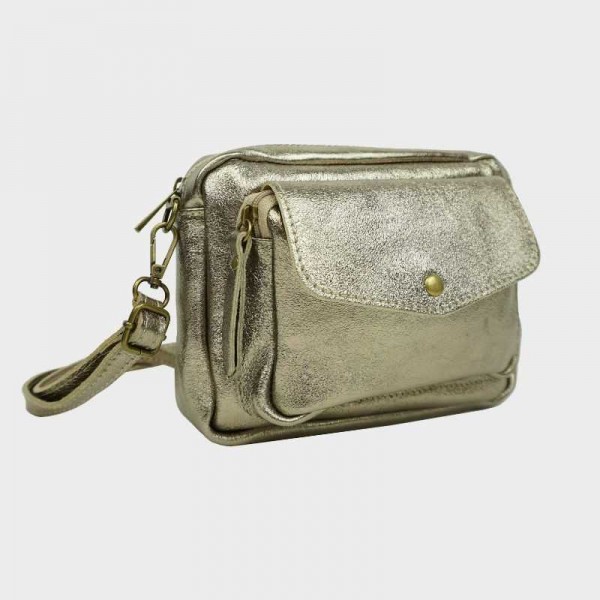 Anais - Sac bandoulière en cuir...