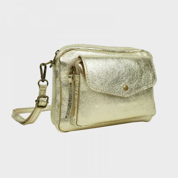 Anais - Sac bandoulière en cuir...