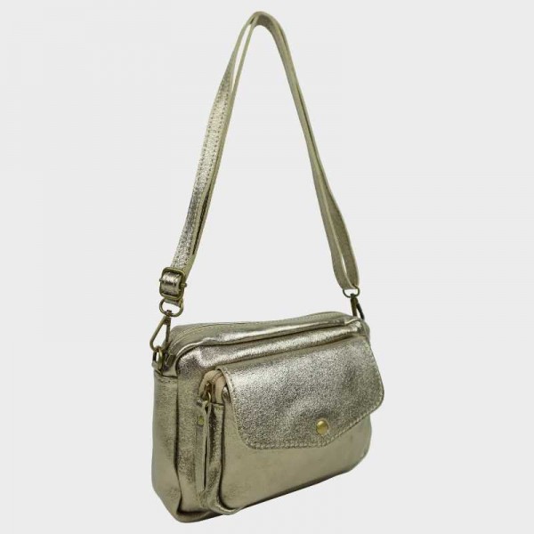 Anais - Sac bandoulière en cuir...