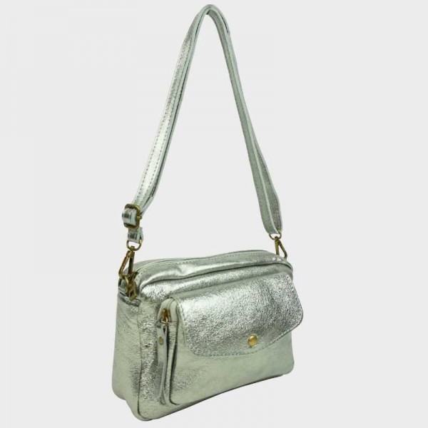 Anais - Sac bandoulière en cuir...