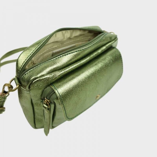 Anais - Sac bandoulière en cuir...