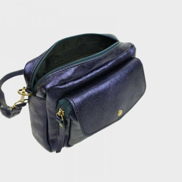 Anais - Sac bandoulière en cuir...