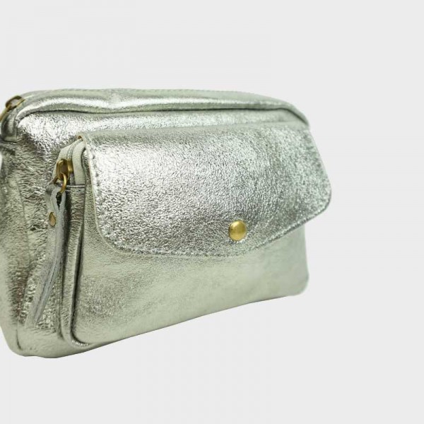 Anais - Sac bandoulière en cuir...