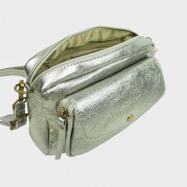 Anais - Sac bandoulière en cuir...