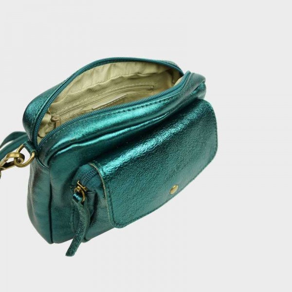 Anais - Sac bandoulière en cuir...