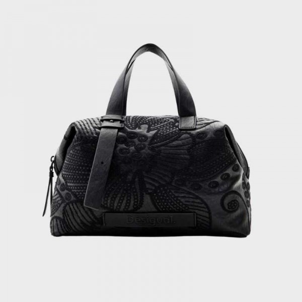 Desigual - Sac à main broderie fleurs...