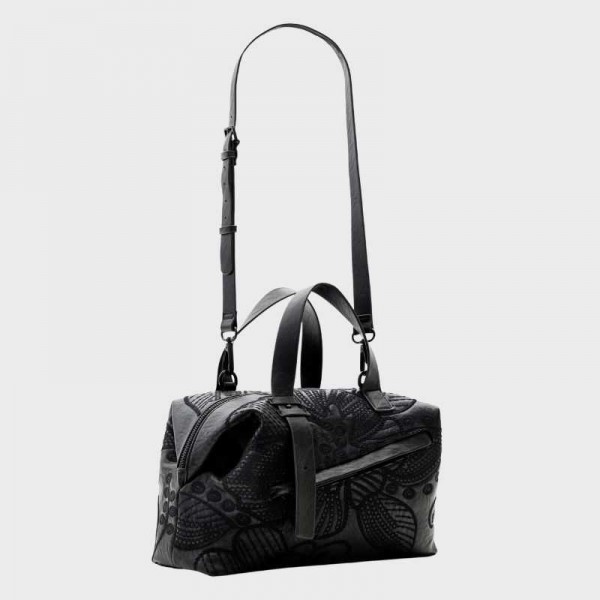 Desigual - Sac à main broderie fleurs...