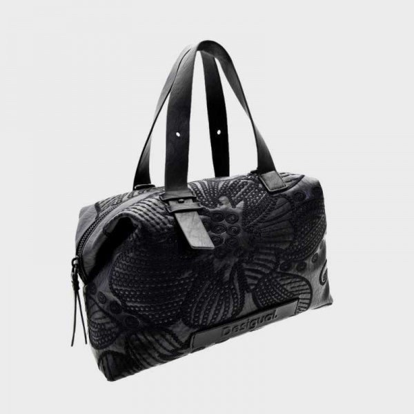 Desigual - Sac à main broderie fleurs...
