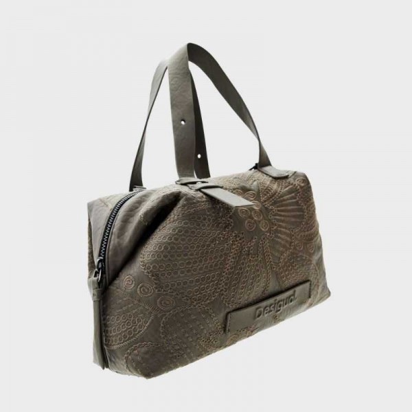 Desigual - Sac à main broderie fleurs...
