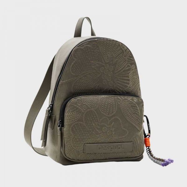 Desigual - Sac à dos broderie fleurs...