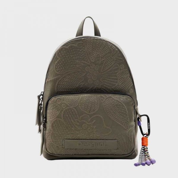 Desigual - Sac à dos broderie fleurs...