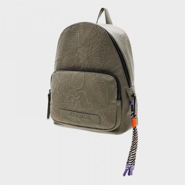 Desigual - Sac à dos broderie fleurs...
