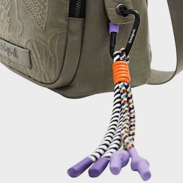 Desigual - Sac à dos broderie fleurs...