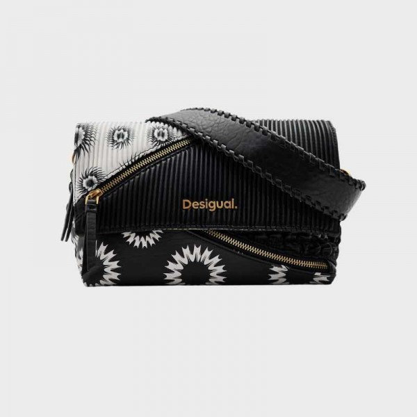 Desigual - Sac bandoulière patchwork...