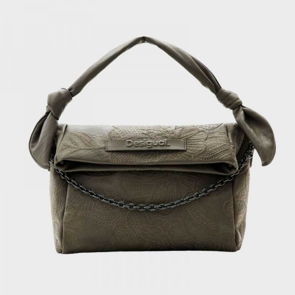 Desigual - Sac porté épaule brodé...