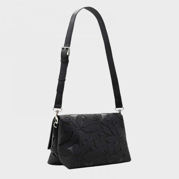 Desigual - Sac bandoulière à fleurs...