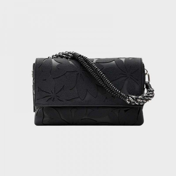 Desigual - Sac bandoulière à fleurs...