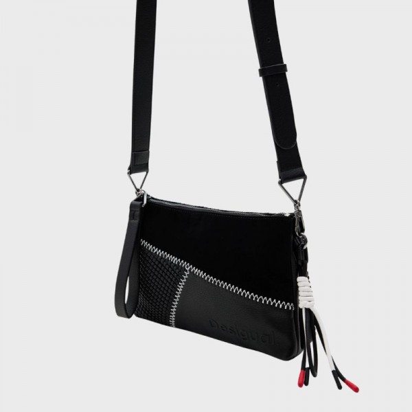 Desigual - Sac bandoulière patchwork...