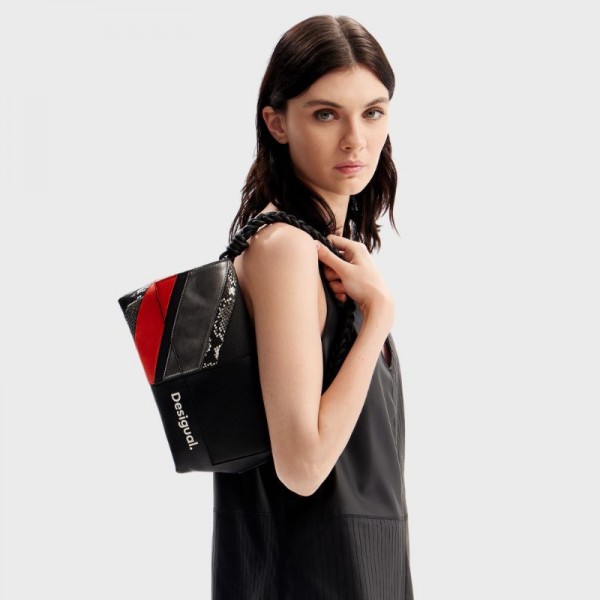 Desigual - Sac bandoulière patchwork...