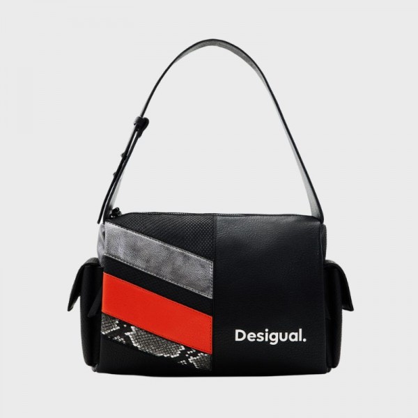 Desigual - Sac porté épaule patchwork... Desigual - Sac porté épaule patchwork...