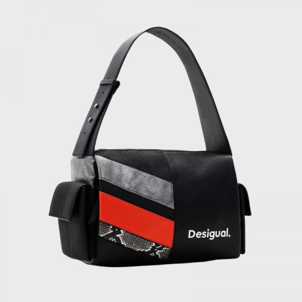 Desigual - Sac porté épaule patchwork... Desigual - Sac porté épaule patchwork...