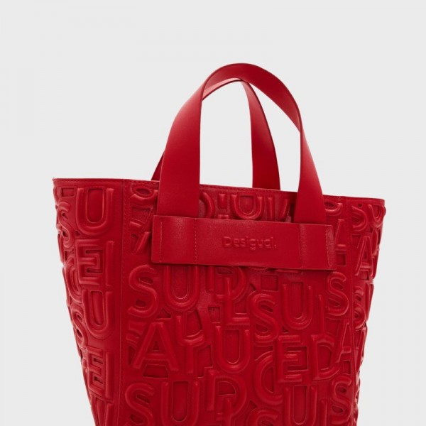 Desigual - Sac à main lettres rouges... Desigual - Sac à main lettres rouges...
