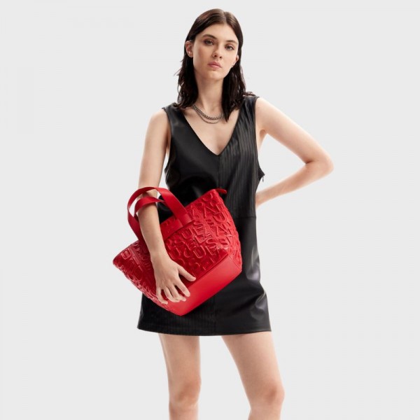 Desigual - Sac à main lettres rouges... Desigual - Sac à main lettres rouges...