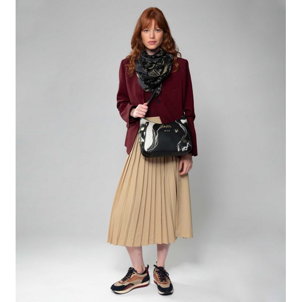 Anekke - Sac bandoulière noir Nature...