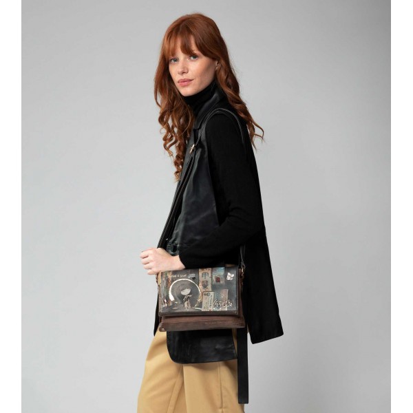 Anekke - Sac bandoulière à rabat...