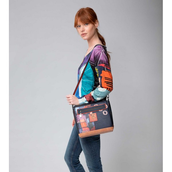 Anekke - Sac bandoulière contemporain...