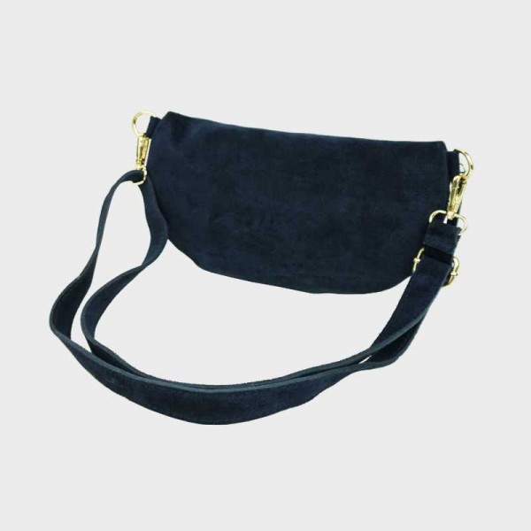 Anais - Sac banane en croûte de cuir...