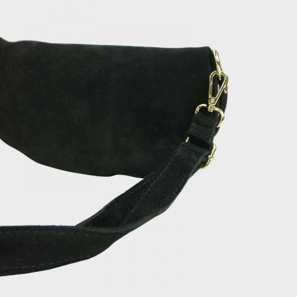 Anais - Sac banane en croûte de cuir...