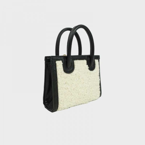 Anais - Petit sac à main moumoute...