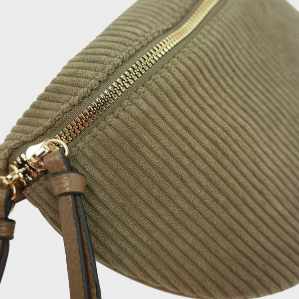 Anais - Sac banane en velours 36406-1